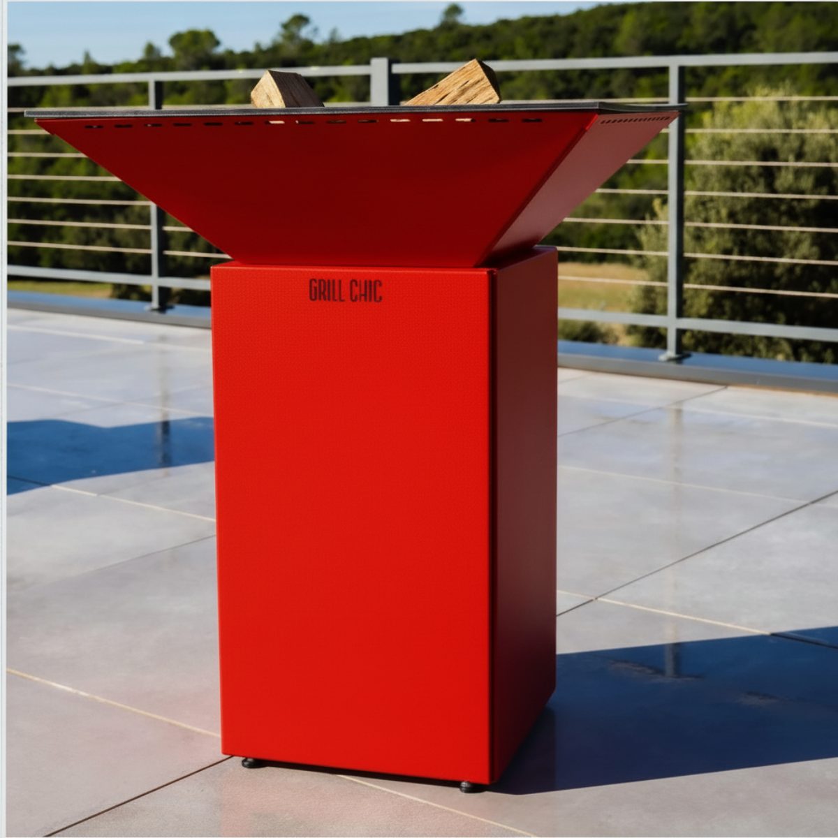 Vuurschaal Cevenol Staal Thermolak Dubbele Kom