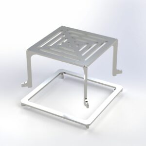 Parrilla y Stop-Food para Brasero Auvergnat / Mini Cevenol 62