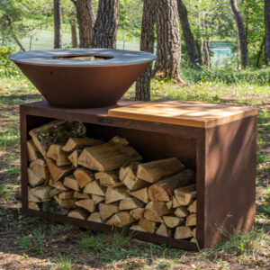 Traditioneller Corten-Brenner Einfache Wanne